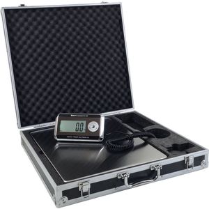 Stalen weegschaal in Koffer, Weegkoffer 150kg x 100g