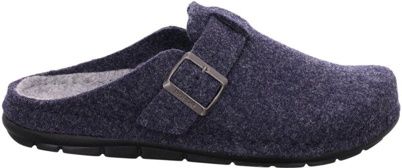 Rohde - RODIGO-H - Pantoffels - Donkerblauw - Gespsluiting - Zacht Verdikt