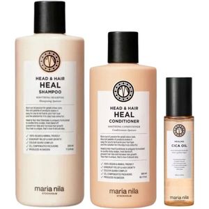 Maria Nila - Head & Hair Heal Luxe Set - 350+300+100ml