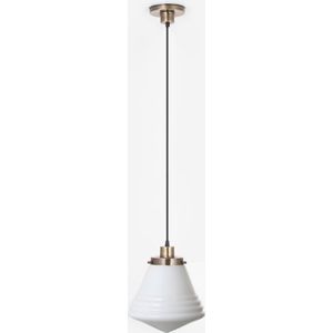 Art Deco Trade - Hanglamp aan snoer Luxe School Medium 20's Brons
