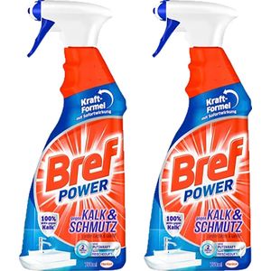 Bref Power Spray Kalk & Vuil 2 x 750ml