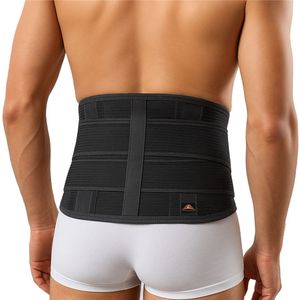 Medical Brace Rugbrace met Pelotte | Rugbrace Onderrug | met Baleinen | Maat: L