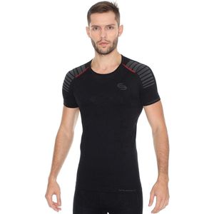 Brubeck Seamless Fitness Shirt -  Heren - Zwart - XL