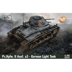 1:35 IBG Models 35078 Pz.Kpfw. II Ausf. A3 - German Light Tank Plastic Modelbouwpakket
