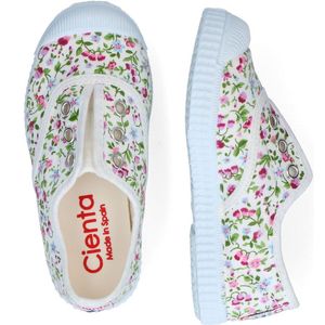 Cienta Meisjes Sneaker Gebloemd WIT 23