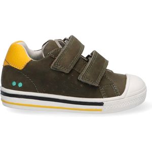 BunniesJR 221231-569 Jongens Lage Sneakers - Groen - Leer - Klittenband