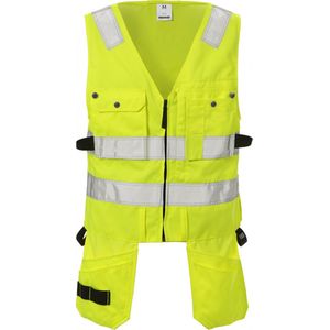 Fristads Hi Vis Vest Klasse 2 5003 Plu - Hi-Vis geel - L