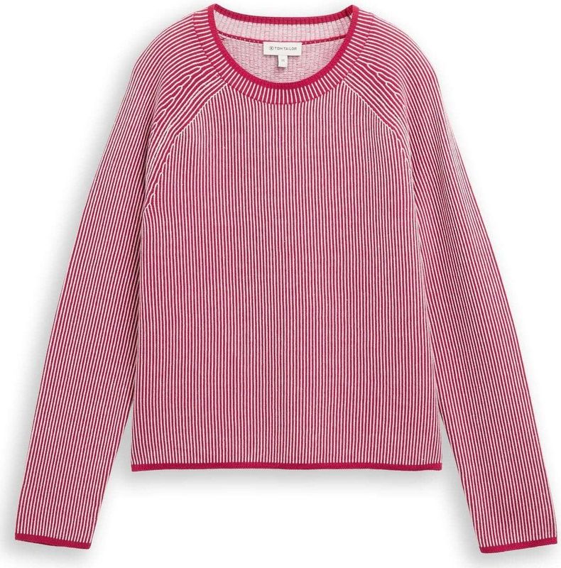 Tom Tailor Gebreide trui met ronde hals