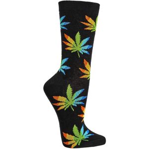 Sokken | grappige sokken dames | grappige sokken heren | happy socks printjes | thema hennep | maat 36-41 | per 2 paar