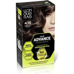 Permanente kleur Llongueras COLOR ADVANCE Nº 4,15-Chocolate Helado