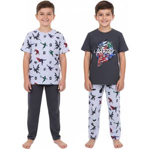 Justice League Pyjama voor jongens met lange broek, Batman Superman Flash, SET 2 STUKS