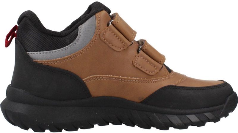 Geox Jongen J Simbyos Boy B ABX Sneakers, Bruin, 24 EU