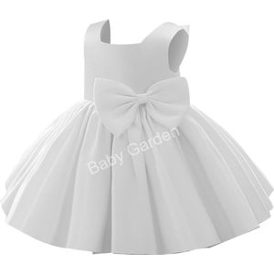 Baby Garden baby feestjurk - meisjes bruiloft jurk - bruidsmeisje jurk - wit maat 80