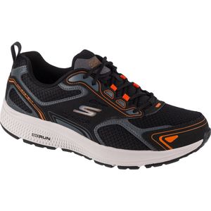 Skechers Go Run Consistent 220034-BKOR, Mannen, Zwart, Hardloopschoenen,Sportschoenen, maat: 44