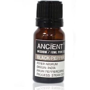 Etherische olie Zwarte Peper - 10ml - Essentiële Oliën Aromatherapie