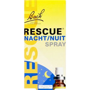 Bach - Rescue Spray - Nacht - Natuurlijke Ingrediënten - Geschikt voor Vegetariërs en Veganisten