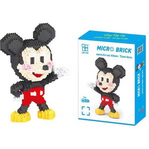 Mickey Mouse Micro Bouwstenen - 3D Model Bouwstenen - Voor volwassenen en kinderen - Hoge moeilijkheidsgraad