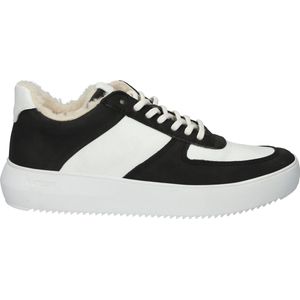 Blackstone Hitty - Black White - Sneaker (low) - Vrouw - Black - Maat: 40