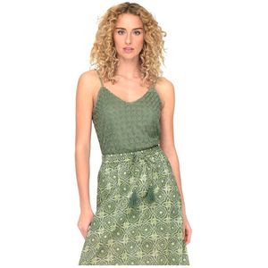 Only Patricia Mouwloos T-shirt Groen S Vrouw