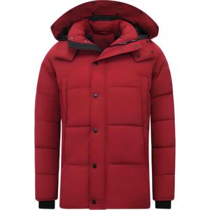 Winterjas Heren -7170 - Rood