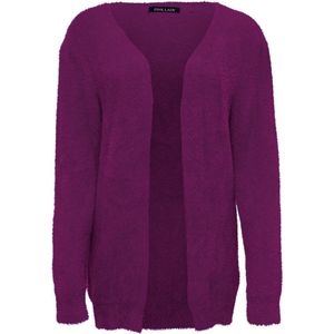 Pink Lady dames vest - vest zacht dun - cyclaam - N243 - maat S