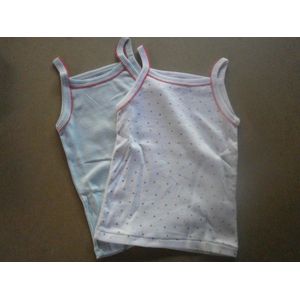 Petit Bateu - 2 Pack - Singlet - Meisje - 10jaar 140