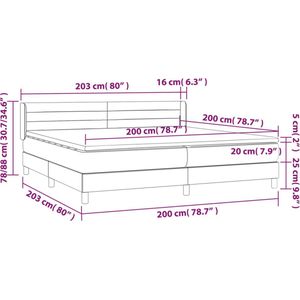 vidaXL-Boxspring-met-matras-stof-taupe-200x200-cm