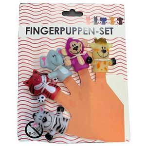 Simply for Kids Vingerpoppetjes 5 Stuks - Speelgoed - Actiefiguren + Speelfiguren