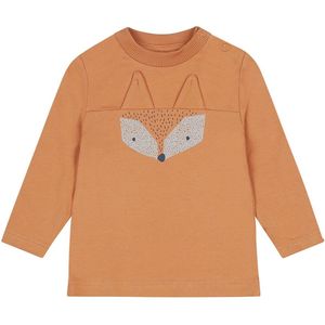 Dirkje jongens longsleeve Faded cognac - 05 Boys woodland
