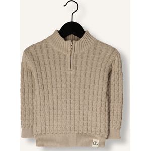 MR. LOUTRE Magnus Truien & Vesten Jongens - Sweater - Hoodie - Vest- Beige - Maat 80