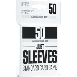 Just Sleeves - Standard Card Game Sleeves: Black (50 stuks)