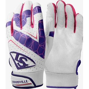 Louisville Slugger Genuine Batting Gloves V2 - Purple/Pink - M