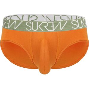 Sukrew Apex Slip Camel - Maat XS - Herenondergoed - Mannen Slip - Grote pouch