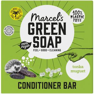 Marcel's Green Soap - Conditioner Bar - Tonka & Muguet - Krachtige werking - 60 gr - 1 stuk