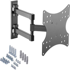 TV beugel - Monitor beugel - Kantelbaar - Draaibaar - 23 t/m 42 inch - Zwart - Allteq