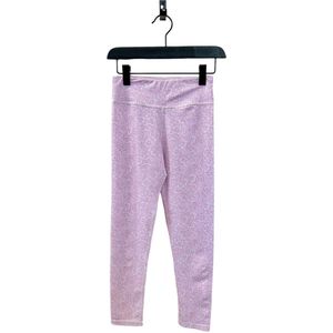 Ducksday - sport legging voor meisjes - dansbroek - stretch materiaal - Rosie - - Roze -maat 122/128