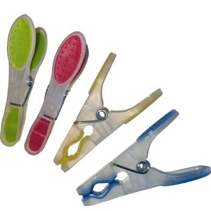 trendfinding 70 regenboog wasknijpers kleurrijk met roestvrijstalen veren en softgrip licht grijs, duurzaam en duurzaam in milieuvriendelijke kartonnen verpakking