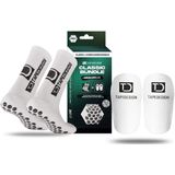 Tape Design Classic Bundle + Shinguard 2.0 Pack Lange Sokken Wit EU 37-48 Man