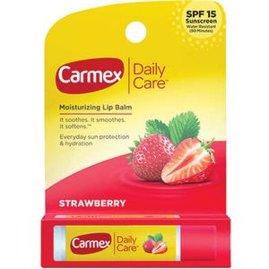Carmex Daily Care - Lippenbalsem - SPF 15, Aardbei, UV-bescherming, 4,25 g