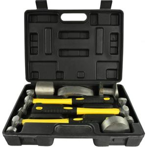 Uitdeuk hamer set - 7 delig - Uitdeukset - Carrosserie hamer set - GEKO