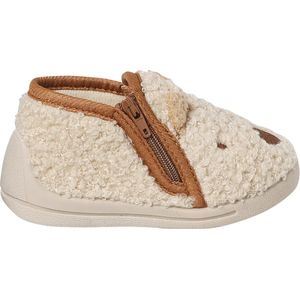 Babyslofjes - Bruin - 3D-dierenhoofd - Antislipzool