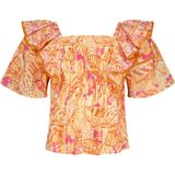 Vingino Top Lorance Meisjes T-shirt - Sunset coral - Maat 152