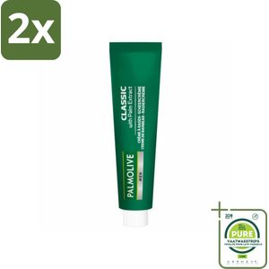 Palmolive Men Scheercrème Classic 100 ml - Voordeelverpakking - 2 stuks - Scheerkrème - Mannelijke huid
