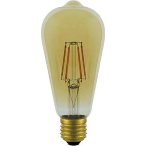 VITO LED Filament Edisonlamp ST64 E27 - 6W (vervangt 60W) - 822lm - 2500K Extra - 220-240V - Energiezuinig