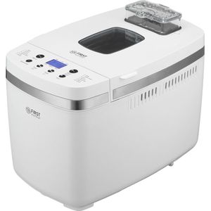 TZS First Austria Broodbakmachine, 900 tot 1350 gr Brood - Timer - 14 Bakprogramma's - 850W - Wit