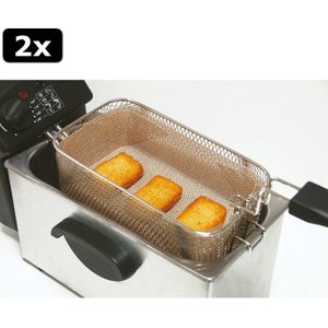 2x Nostik Friteusefilter voor Bakmandje 25x34cm
