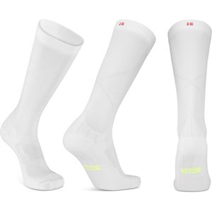 DANISH ENDURANCE Prestatie Compressiekousen - 26-32 mmHg - Wit - Maat 39-42