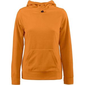 Printer Switch Fleece Hoodie Dames Oranje - Maat XS