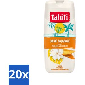Tahiti - Douchegel - Wilde Oase - Mango & Gardenia - 315 ml - Bulkverpakking - 20 stuks