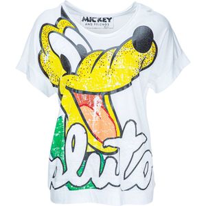 Frogbox • wit t-shirt met Pluto • maat 36